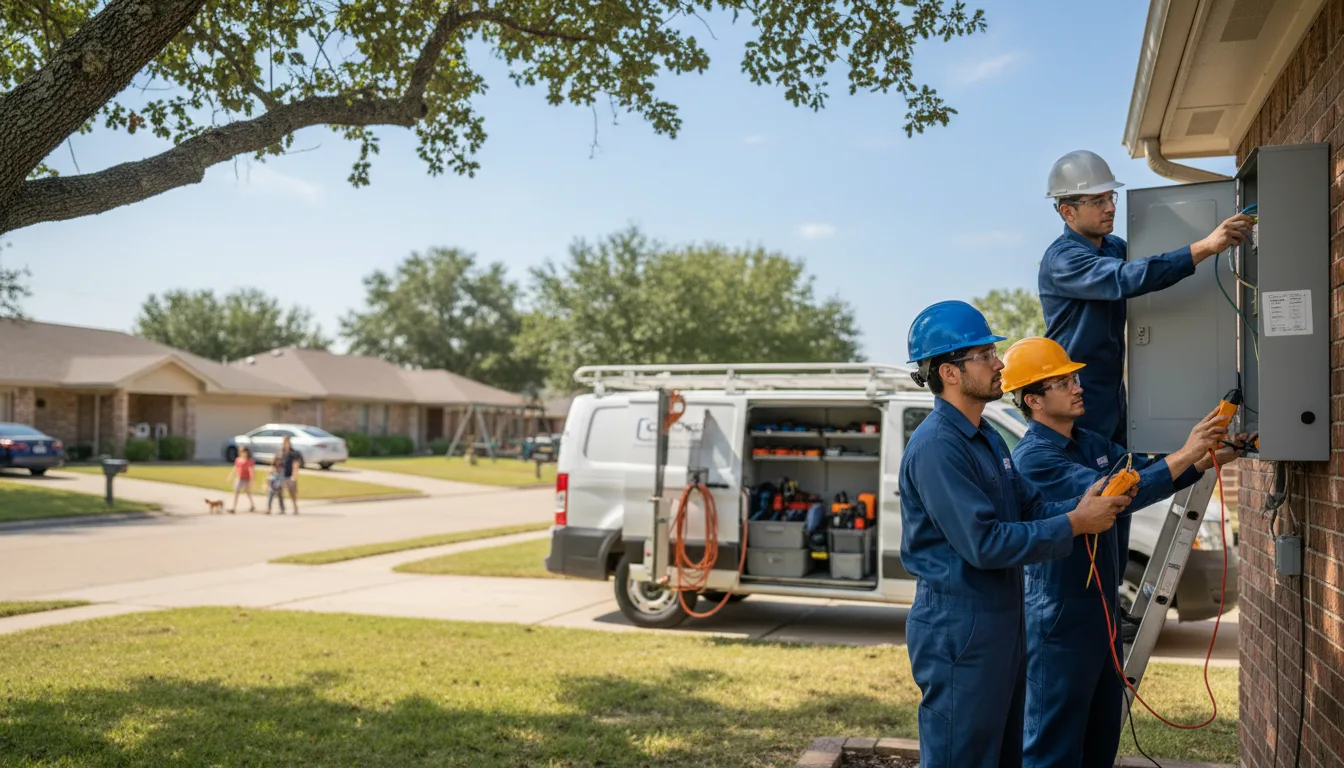 Certified electrician providing emergency electrical services in Brookneal, VA